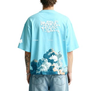Camiseta para Hombre OEM ODM, Diseño Pakistaní de la Mejor Calidad, Manga Corta, Ligera, Oversize, Estampado Puff, Color Sólido - Product Image 1