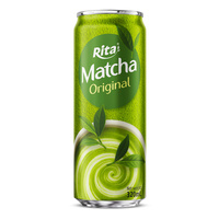 Rita Original Matcha Latte Sleek 320ml Boîte Style Japonais Prêt à Boire Thé au Lait Matcha au Goût Doux Fabriqué au Vietnam