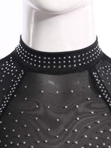 Traje de Gimnasia para Mujer, Mono para Danza, Patinaje sobre Hielo, Espectáculos, Actuaciones en Escenario, Ropa de Entrenamiento de Danza - Product Image 5