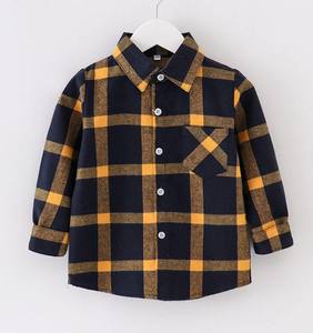 Camisa a Cuadros de Manga Larga para Niños, 100% Algodón, Informal, Transpirable, Ecológica, para Primavera y Otoño - Product Image 3