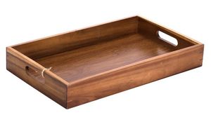 Eco-Friendly Wooden Rectangle Serving Tray & Platter Country Design Business Gift - Product Image 5