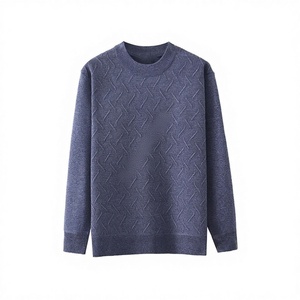 All New Long Sleeve <b>Knit</b> Sweater Men Crewneck Cable <b>Knit</b> Crewneck Sweaters Twist <b>Patterned</b> <b>Knitted</b> Sweater Men - Product Image 1