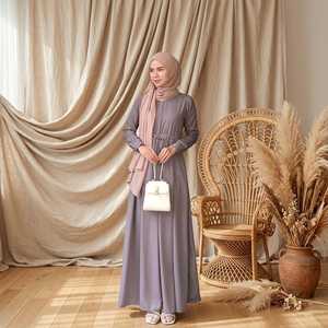 Ropa Musulmana Personalizada para Niñas al por Mayor, Abaya de Manga Larga para Mujer, Abaya Nueva a la Venta a Precio Económico para Actividades al Aire Libre - Product Image 2