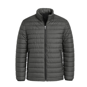 Twin <b>City</b> Breathable <b>Comfortable</b> Men's Hooded Bubble Jacket-Eco-Friendly Waterproof Windproof Winter Casual Fashion Customizable - Product Image 3