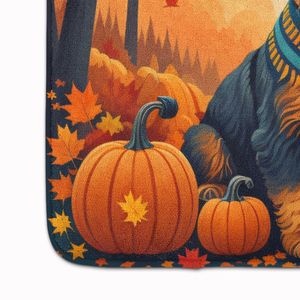 Airedale Terrier Fall Memory Foam Tapis de cuisine lavable en machine Tapis de bain anti-fatigue Tapis de coussin de confort - Product Image 4