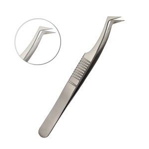 แหนบดึงขนตาปลายเรียบ ทนทาน ป้องกันไฟฟ้าสถิตย์ ผลิตจากสแตนเลส เหมาะสำหรับร้านเสริมสวย - Product Image 2