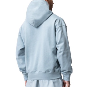 Venta al por mayor 100% algodón invierno pulóver 360gsm personalizado sudaderas con capucha bolsillo de canguro con cremallera de gran tamaño Sudadera con capucha de los hombres 2026 básicos - Product Image 6