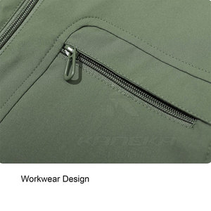 Gilet Softshell – Vente Directe Usine – Respirant – Hiver – Homme – Léger – Tissu Extérieur – Fermeture Éclair Intégrale – Usage Quotidien - Product Image 6
