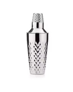 Le shaker à cocktails en acier inoxydable brillant ajoute une touche de luxe à votre collection d'accessoires de bar. - Product Image 1