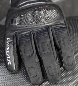 Gants en cuir sportifs VEMAR - Imperméables et compatibles avec les écrans tactiles pour le vélo, la course automobile, la gym et le cyclisme - Product Image 4