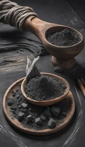 WARRLY Charbon de coco naturel en poudre, extrait d'herbes, 99% pur, qualité alimentaire, séché à l'air chaud, en bouteille et en fût - Product Image 6