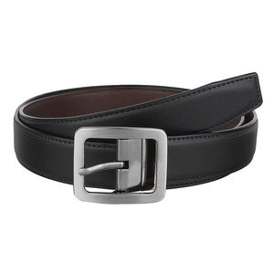 Cinturón de Cuero Genuino de Piel de Vaca de Grano Completo para Hombre con Hebilla de Aleación, Estilo Casual, Duradero y Ecológico - Product Image 4