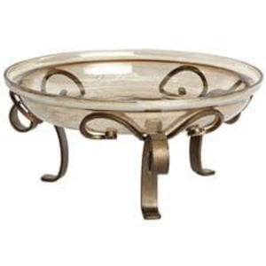 Marble Made Round Shape <b>Top</b> With High Grade Gold Plated Metal Base Hot Selling Luxury Food Serving Bowls In Competitive Price - Product Image 5
