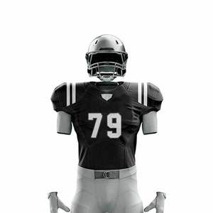 New Arrival 2026 Custom American Football Uniform Sets High Quality Polyester Fabric Short Sleeve Sports Jerseys for Youth Wear - Product Image 6