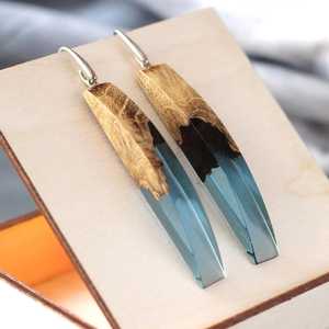 Custom Acrylic Classic Water Drop Shape Pendants or <b>Charms</b> Unique Bohemian <b>Jewelry</b> Gift for Women Wedding - Product Image 2