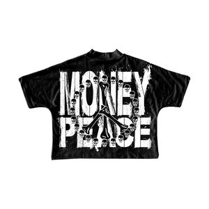 Custom Digital Print Regular Fit Plus-Size <b>Men's</b> T-<b>Shirts</b> Front Logo 100% Cotton O-Neck Short Sleeve Street Casual Breathable - Product Image 4