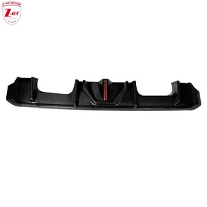Diffuseur arrière en Fiber de carbone sec Z-ART 2021 + avec LED pour BMW G80 G82 G83 lèvre arrière en Fiber de carbone préimprégnée pour BMW M3 <span class=keywords><strong>M4</strong></span> menton de queue - Product Image 1