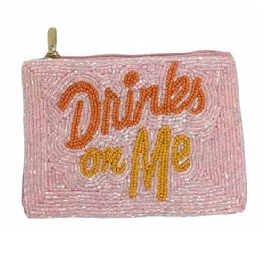 Hot Selling Beaded <b>Coin</b> Purse Zipper Closure Hand Embroidery Eco-Friendly Durable Small Saving Card <b>Case</b> Makeup Multipurpose Use - Product Image 5