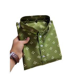 ผ้าไหมแท้พิมพ์ลายใส่ทำงานทางการกับเพย์จามาเมนดี้ - Product Image 1