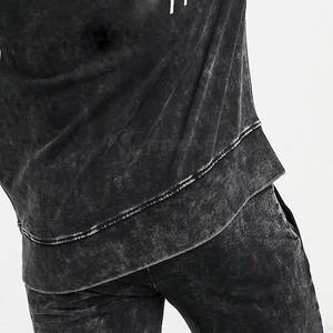 Survêtement délavé à l'acide, matière douce, tissu respirant, idéal pour la course, le fitness et les tenues décontractées - Product Image 6