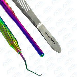 Alicate de algodón para espejo bucal, juego de herramientas para dentistas, instrumentos médicos, Instrumentos dentales básicos, selección de dientes dentales de acero inoxidable - Product Image 3