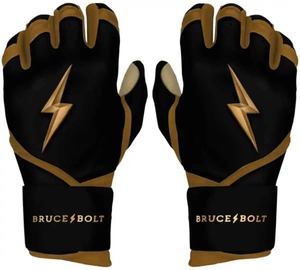Gants de frappe en cuir pour le baseball avec fermeture auto-agrippante, gants de frappe professionnels en cuir pour le baseball et le softball - Product Image 1