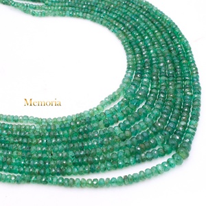 Cuentas de Esmeralda Verde Natural, Corte Brillante Redondo, Certificadas por GIA, Sin Tratamiento Térmico, Genuinas, para Collar, Regalo, Piedras Preciosas Sueltas - Product Image 5