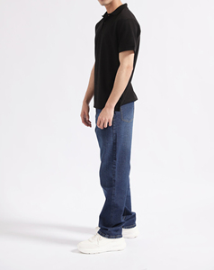 Turn Over Collar Comfortable Size and Fabric Customized logo Half Sleeve Plain <b>Navy</b> <b>Blue</b> <b>Polo</b> <b>Shirt</b> - Product Image 1