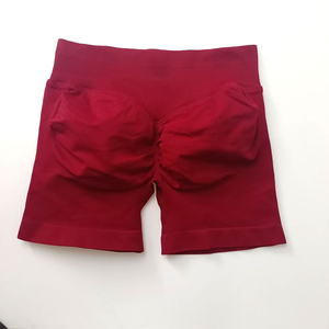 Shorts de Yoga de Cintura Alta con Cordones para Mujer, Shorts Deportivos de Spandex y Nailon - Product Image 1