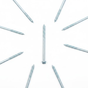 Professional Grade Zinc Plated Roofing <b>Screws</b> - Hex Washer Head Carbon Steel Wholesale - Product Image 1