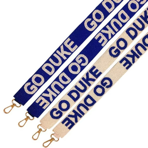 สายกระเป๋าถักลูกปัดทำมือ งานปักสไตล์แฟชั่น ประดับด้วยเม็ดลูกปัด ปรับความยาวได้ - Product Image 1