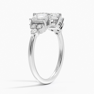 BOJ <b>Ring</b> 0124 Marquise Cut <b>925</b> <b>Silver</b> Cluster Prong Setting Solitaire Diamond <b>Ring</b> 2ct D Color VVS1 Moissanite GRA Certified - Product Image 2