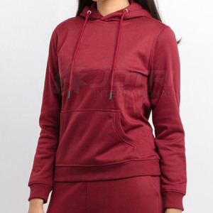Conjunto Deportivo de Invierno para Mujer, Sudadera con Capucha de Manga Larga y Pantalones, 100% Algodón, Secado Rápido, Transpirable, Ropa Deportiva Informal de Primera Calidad - Product Image 6