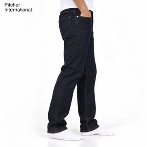 Custom <b>Mens</b> Blue <b>Jeans</b> Stonewash Denim Bulk Wholesale <b>Jeans</b> Factory for US Casual Fashion Brands Private Label - Product Image 3