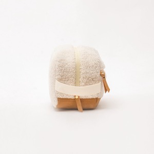 White Sherpa portable toiletry bag with <b>large</b> capacity and multifunctional storage bag suitable for business trips - Product Image 2