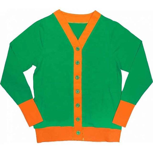 Cárdigan de punto a rayas para mujer, cuello en V, con botones frontales, manga larga, suéter suave informal, ajuste holgado, top de moda para superposiciones, venta al por mayor - Product Image 1