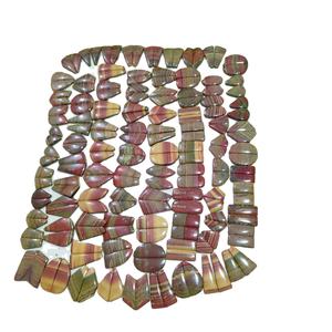 พลอยนอรีน่าแจสเปอร์ทรงคาโบชองคู่สีน้ำตาล ผลิตในห้องปฏิบัติการ ไม่เหมือนใคร ผ่านการอบความร้อน ขนาด 10-30 มม. จาก KHUSHI GEMS STONE สำหรับงานประดิษฐ์เครื่องประดับ - Product Image 1