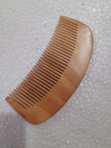Peigne en bois personnalisé, petit format de poche, à dents larges, pour démêler la barbe et les cheveux, ensemble de brosses de massage pour hommes et femmes, usage domestique, cadeau de mariage - Product Image 2