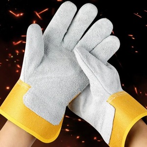 Gants de travail de sécurité EPI en cuir de chèvre certifiés EN420, anti-coupure, doublure en coton, 10 pouces, sans silicone, directement de l'usine - Product Image 3