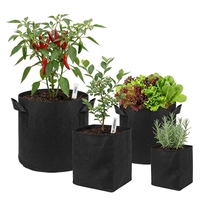 Sac de culture en tissu non tissé 100% naturel en fibre de coco avec poignée, enrichi en cocopeat et copeaux de coque, pour l'agriculture hors sol et l'hydroponie