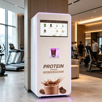 Machine automatique de boissons protéinées intelligentes avec 7 bacs et surveillance à distance pour les studios de fitness.
