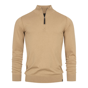 <b>Men</b>’s Premium Cotton Half Zip Sweatshirt Casual Pullover <b>Top</b> - Product Image 2