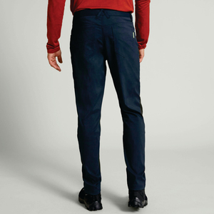Pantalones Casuales Azul Oscuro para Hombre, Cintura Elástica, Transpirables, de Poliéster, Corte Recto, con Logotipo en la Pierna Derecha, para Otoño - Product Image 2