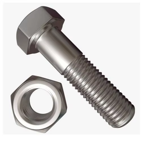 Pernos y Tuercas Estructurales a Precio de Fábrica, Fijaciones de Alta Resistencia, Cabeza Hexagonal Lisa de Acero, Grado 10.9/12.9, Zincadas, para Maquinaria de Construcción - Product Image 3
