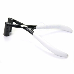 Pinzas Angulares de Alta Calidad para Extensiones de Cabello con Micro Anillos, Mango Ergonómico de Acero Inoxidable, Herramientas Profesionales para Peinado - Product Image 4