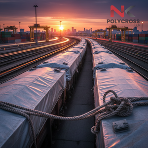 Lona Impermeable para Ferrocarriles de Grado Económico, Lona de Tela de Poliéster de Alta Resistencia para Almacenamiento de Carga al Aire Libre - Product Image 5