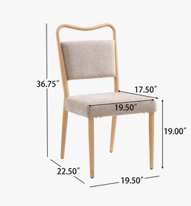 Chaise de salle à manger en bois de qualité supérieure, design contemporain avec coussin rembourré doux, fournisseur et fabricant pour la maison, la cuisine et les restaurants - Product Image 5