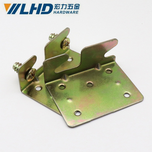 Charnière de lit européenne compacte LHD avec vis pour la connexion du cadre de lit - Product Image 1