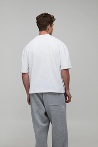 OEM Heavyweight Bulk <b>Tshirt</b> Custom logo Printing Plain Tee Shirt Short Sleeve Blank Cotton Plus Size Men's T-shirts - Product Image 2