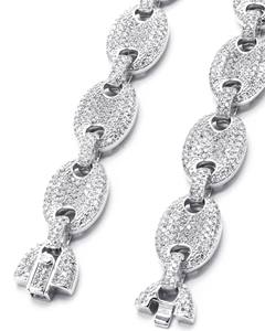 Chaîne cubaine en argent 925 avec moissanite certifiée GRA – Collier de mode personnalisé, accessoire tendance pour hommes et femmes - Product Image 2